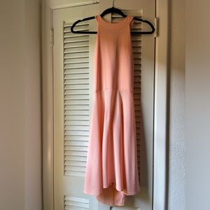 Pink High-Neck Mini Dress (Size Small)